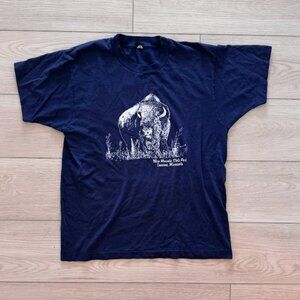 Navy Wyoming T-shirt
